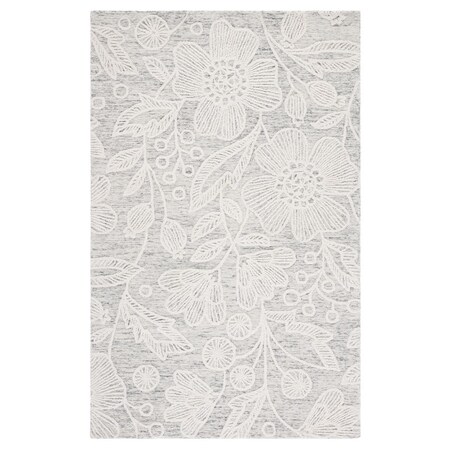 Safavieh 4 x 6 ft. Jardin Contemporary Rectangle Area Rug Grey & Ivory JAR727F-4
